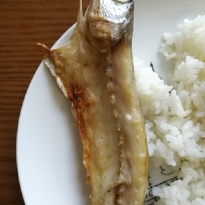 自家製★醤油で風味づけ！かますの干物。